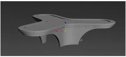 切角，添加光滑。得到造型