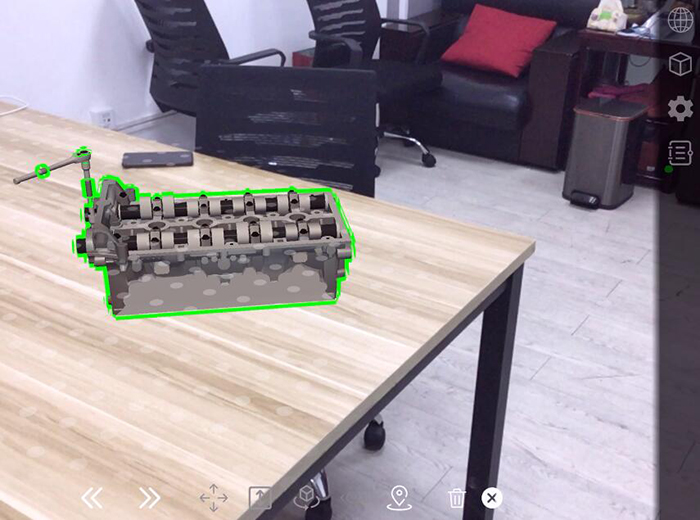 在iPad端选择一个模型动画