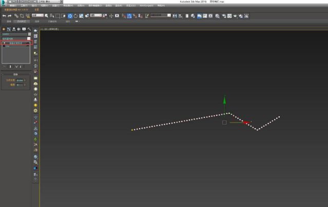 步骤二:把样条线均匀加点