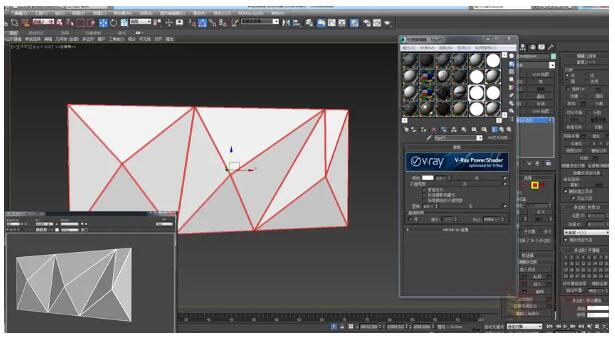 6.按快捷键ctrl+I键反选给上发光材质