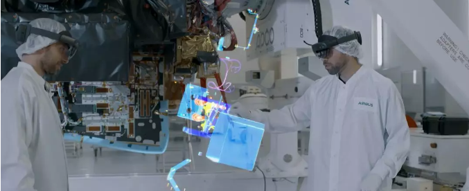Hololens 2 助力空客设计师加速测试过程，将设计过程的总耗时减少了80％