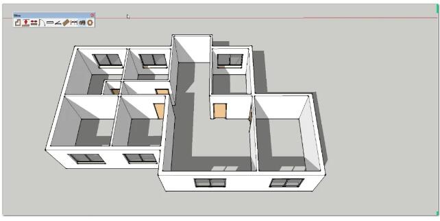 SU插件自动生成空间场景