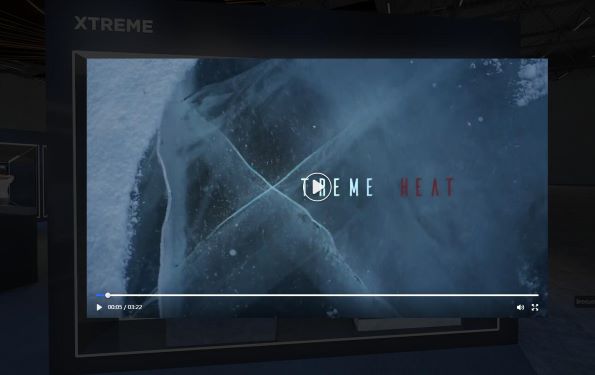 VR全景展厅嵌入视频功能