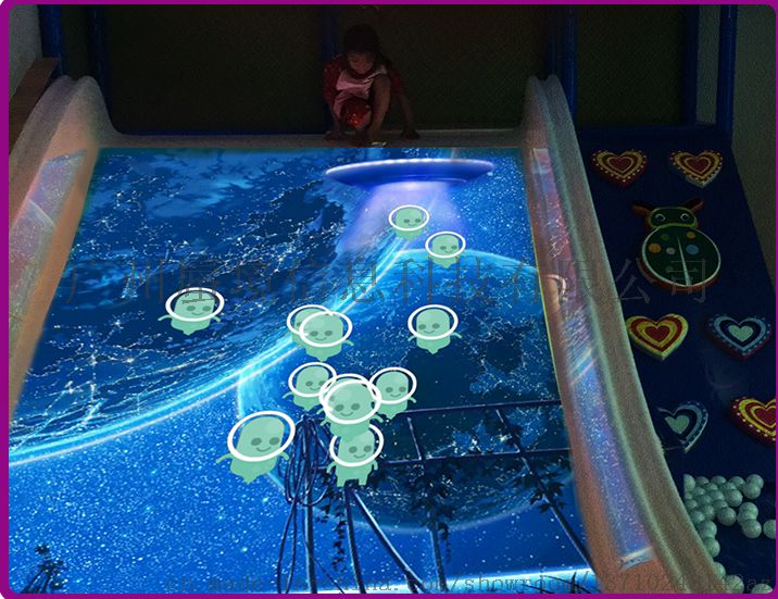 互动滑梯，多媒体制作